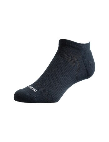 NZ Athletic NZ Sock Co Performance Tec Lite Low Cut Sock, 2-Pack, Black product photo