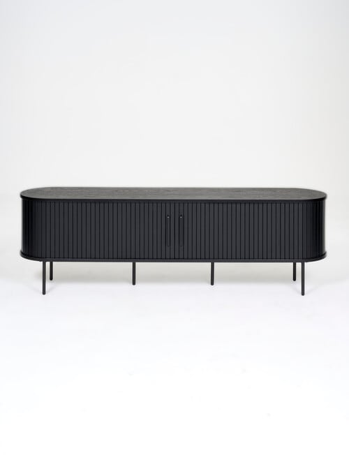 LUCA Furniture Porto TV Cabinet, Black product photo View 02 L