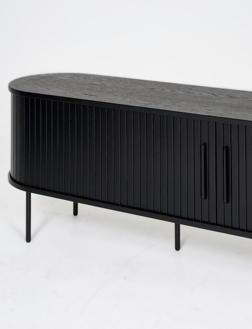 LUCA Furniture Porto TV Cabinet, Black product photo View 06 L