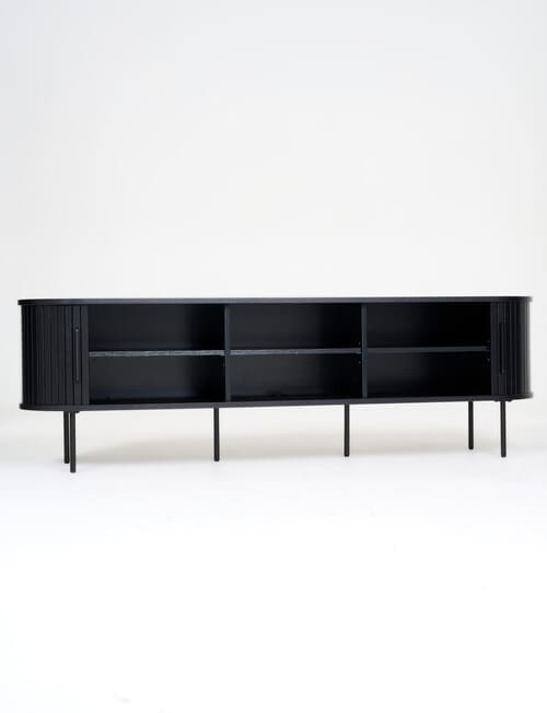 LUCA Furniture Porto TV Cabinet, Black product photo View 07 L