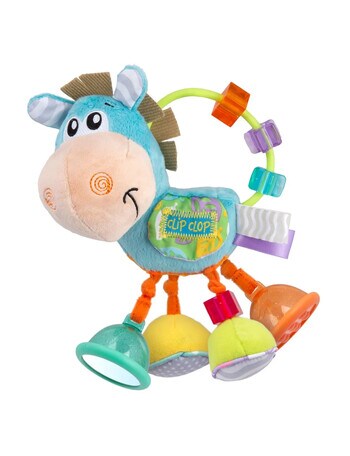 Playgro Clip Clop Activity Rattle, Blue product photo