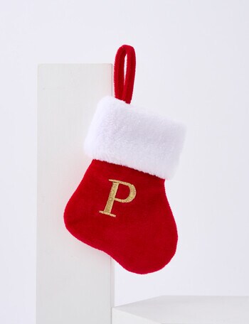 Christmas Shop Mini Stocking Alphabet P product photo