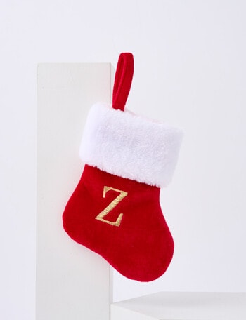 Christmas Shop Mini Stocking Alphabet Z product photo