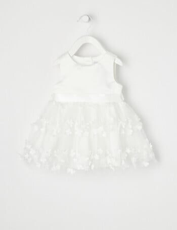 Teeny Weeny All Dressed Up Maeve Dress, Ivory product photo
