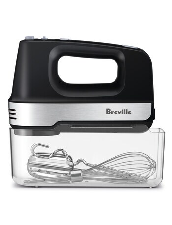 Breville Mix & Store Turbo Hand Mixer, LHM200MTB, Black product photo