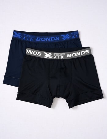 Bonds X-Temp Air Trunk, 2-Pack, Captain Mccool & Nu Black, 6-16 product photo