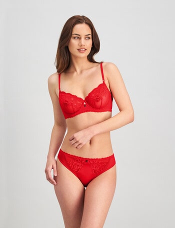 Me By Bendon Delightfully So Underwire Bra, Salsa Red, B-G product photo