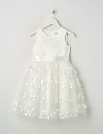 Mac & Ellie Party Collection Maeve Dress, Ivory product photo