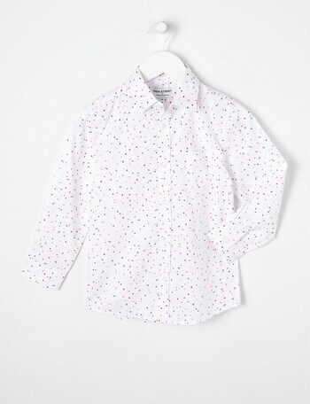 High Street Spot Long Sleeve Formal Shirt, Multi product photo