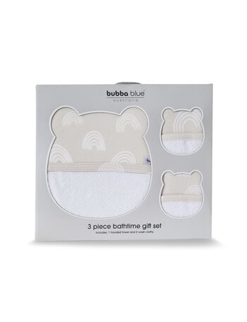 Bubba Blue Bathtime Gift Set, 3-Piece, Sand product photo