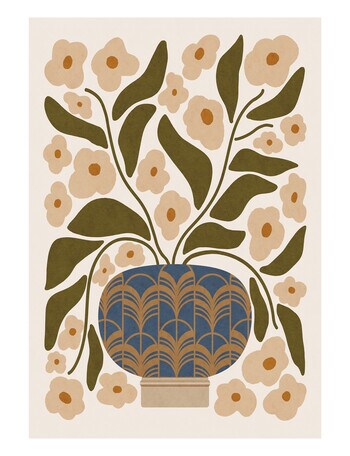 HAVEN Home D&eacute;cor Flower Vase Poster Wall Art product photo