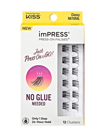 Kiss Nails Impress Lash Refill, Natural, Classy product photo