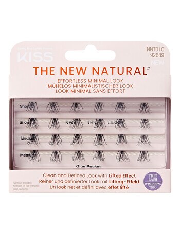 Kiss Nails New Natural Trio Lash, Glue Pocket product photo