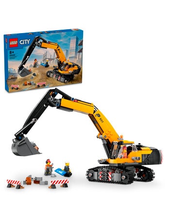 LEGO City Yellow Construction Excavator, 60420 product photo