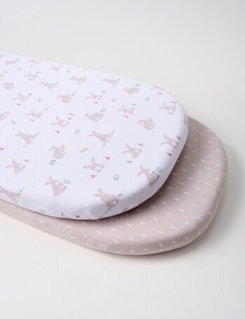 Living Textiles Veggie Patch Co-Sleeper Fitx2 Sheet Set product photo