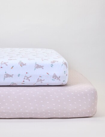 Living Textiles Veggie Patch Cot Fitx2 Sheet Set product photo