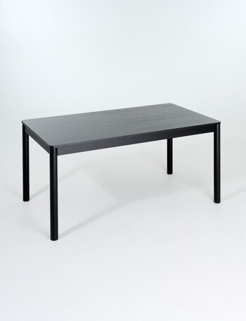 LUCA Furniture Mesa Dining Table 1.6m, Black product photo