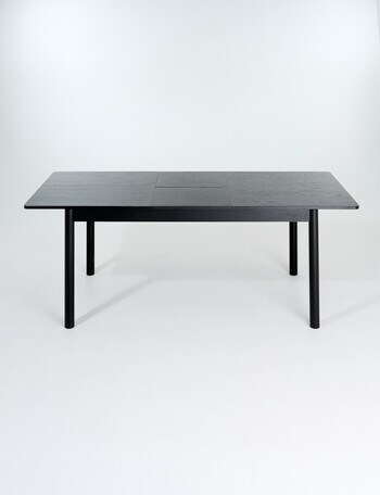 LUCA Furniture Mesa Extendable Dining Table 1.6-2.1m, Black product photo