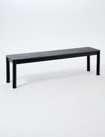LUCA Furniture Mesa Dining Bench 1.6m, Black product photo