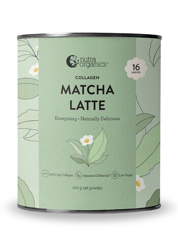 Nutra Organics Collagen Matcha Latte, 100g product photo