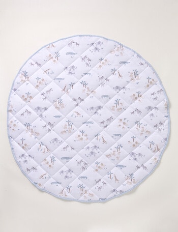 Living Textiles Watercolour Safari Round Playmat product photo