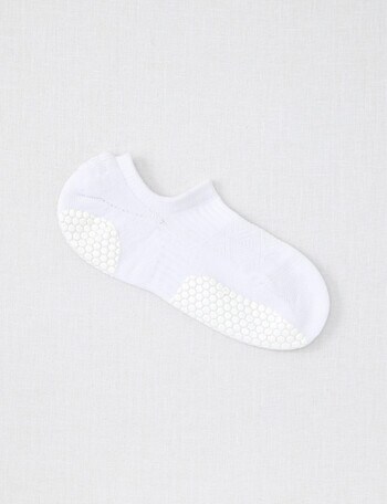 DS Socks Gripper Coolmax Liner Sock, White, 5-9 product photo