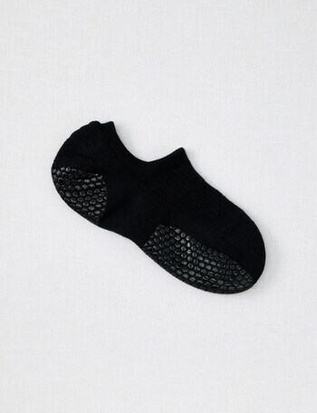 DS Socks Gripper Coolmax Liner Sock, Black, 5-9 product photo