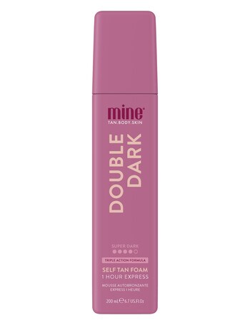 Mine Double Dark Self Tan Foam, 200ml product photo