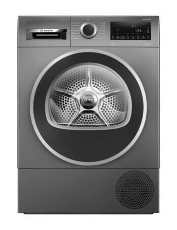 Bosch Series 6, 8kg Heat Pump Dryer, Graphite Grey, WQG235DRAU product photo