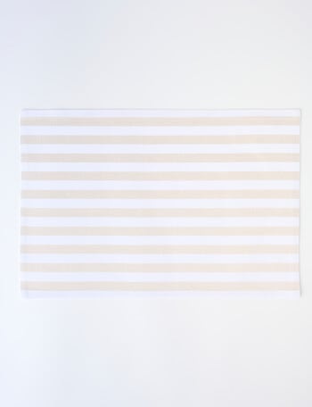 Amy Piper Halcyon Placemat, Set of 4, Bone & Gold product photo