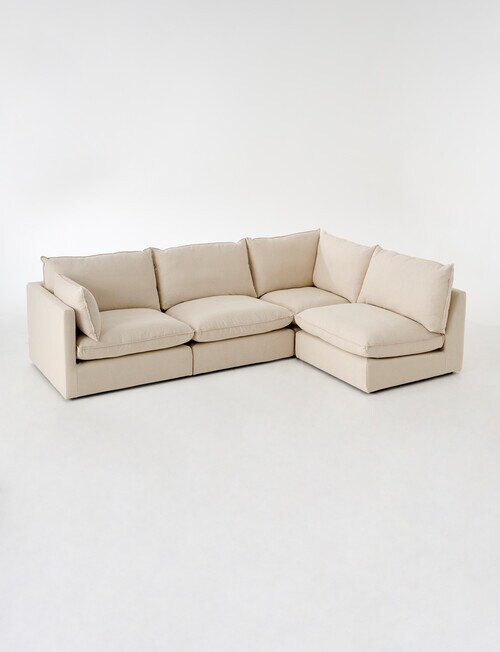 Marcello&Co Aspen Fabric Modular Corner product photo View 10 L