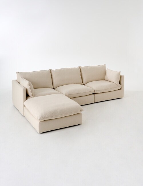 Marcello&Co Aspen Fabric Modular Ottoman product photo View 18 L