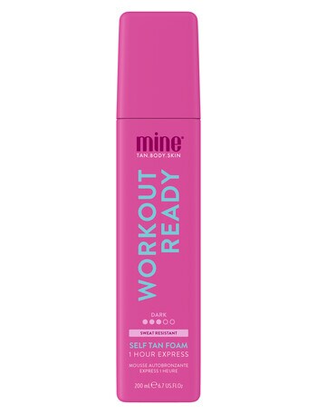 Mine Workout Ready Self Tan Foam, 200ml product photo