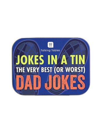 Talking Tables Dad Jokes in a tin product photo