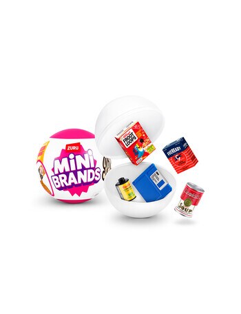5 Surprise Mini Brands Retro Grocery Series 1, Assorted product photo