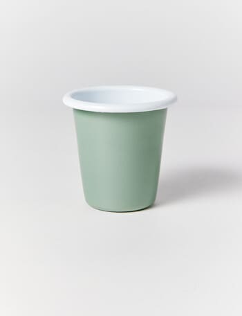 Falcon Enamelware Retreat Tumbler, 310ml, Green Combo product photo