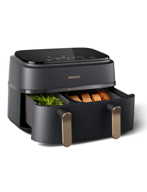 Philips Dual Basket XXL Air Fryer, NA352/00 product photo View 02 L