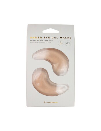Simply Essential Reusable Soothing Under Eye Gel Masks, 2-Pieces product photo