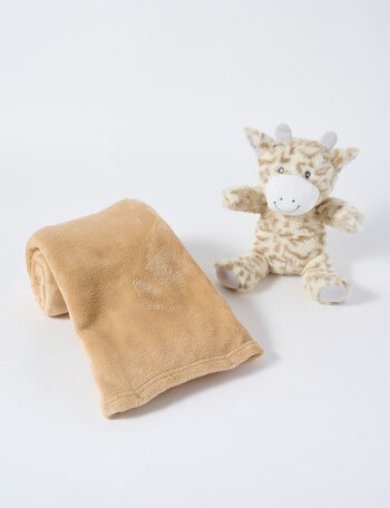 Teeny Weeny Plush Toy with Blanket Giraffe product photo