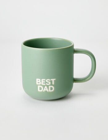 Amy Piper Best Dad Noa Mug, 450ml, Green product photo