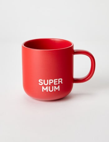 Amy Piper Super Mum Noa Mug, 450ml, Red product photo
