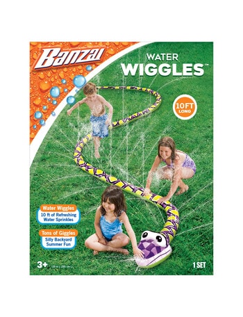 Banzai Water Wiggles Snake Sprinkler product photo