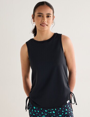 Superfit Textured Ruch Side Tank, Black product photo