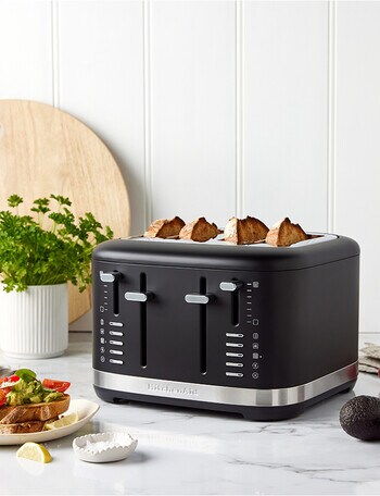 KitchenAid KMT4109 4 Slice Toaster, Matte Black product photo