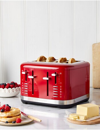 KitchenAid KMT4109 4 Slice Toaster, Empire Red product photo