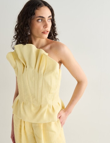 State of play Pearl Panelled Bodice Top, Jasmine product photo