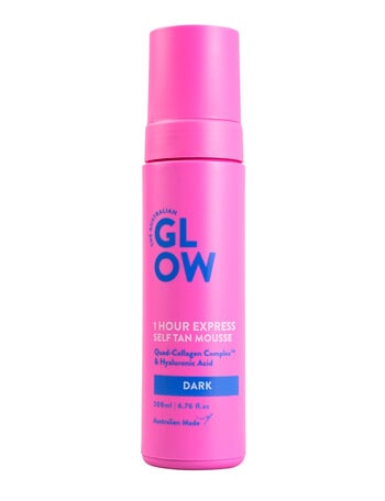 Australian Glow 1-Hour Express Self Tanning Mousse, Dark product photo