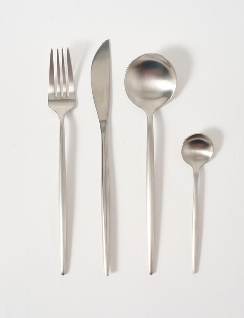 Amy Piper Austen Cutlery Set, 16-Pieces, Silver Tone product photo View 02 L