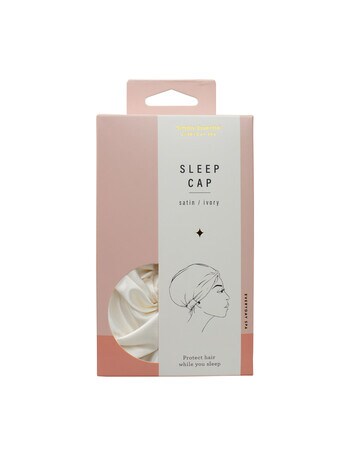 Simply Essential Satin Sleep Cap, Ivory product photo