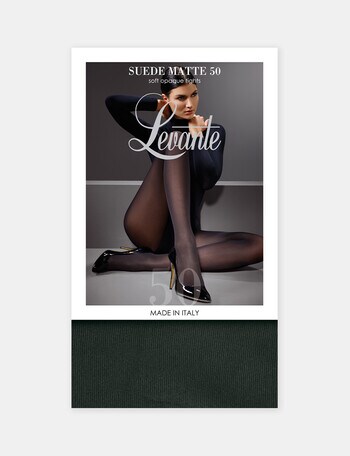 Levante Suede Matte 50D Tight, Deep Pine product photo